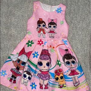 Pink Lol Surprise Girls Dress